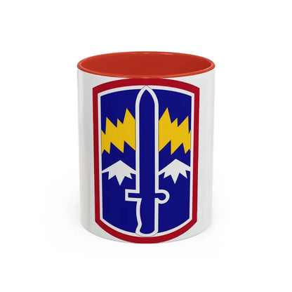 171ST INFANTRY BRIGADE (U.S. Army) Accent Coffee Mug 11oz Red - Go Mug Yourself