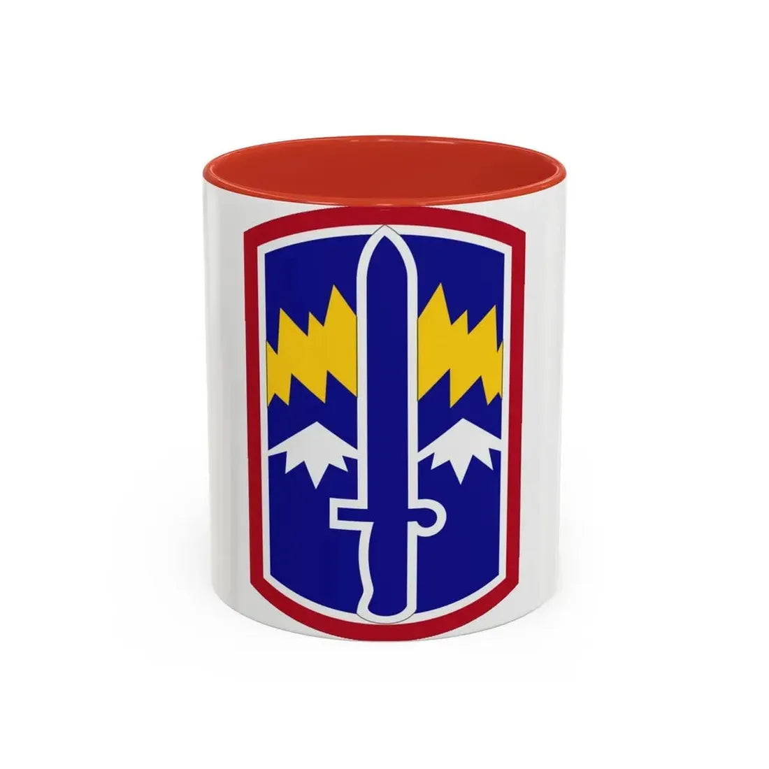 171ST INFANTRY BRIGADE (U.S. Army) Accent Coffee Mug 11oz Red - Go Mug Yourself