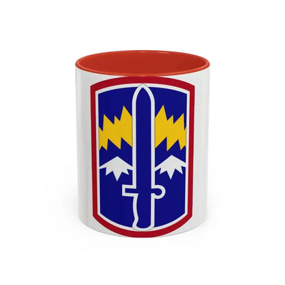 171ST INFANTRY BRIGADE (U.S. Army) Accent Coffee Mug 11oz Red - Go Mug Yourself