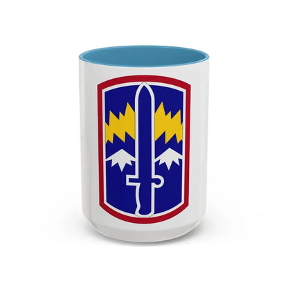 171ST INFANTRY BRIGADE (U.S. Army) Accent Coffee Mug 15oz Light Blue - Go Mug Yourself