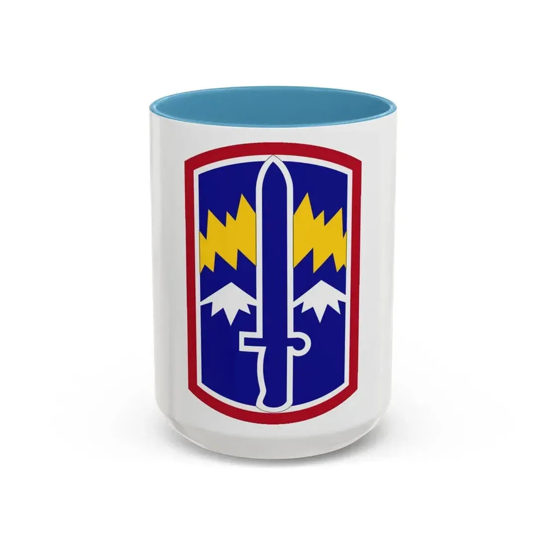 171ST INFANTRY BRIGADE (U.S. Army) Accent Coffee Mug 15oz Light Blue - Go Mug Yourself