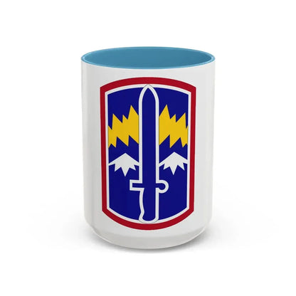 171ST INFANTRY BRIGADE (U.S. Army) Accent Coffee Mug 15oz Light Blue - Go Mug Yourself