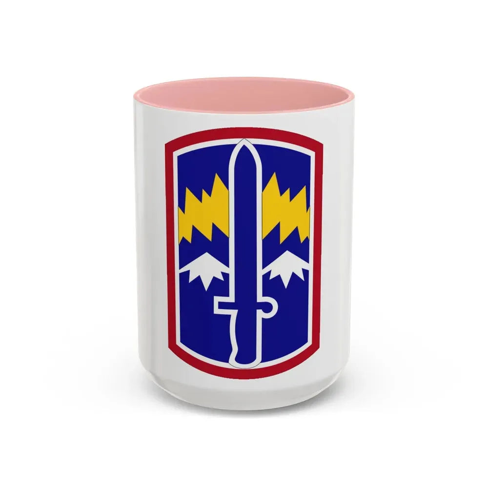 171ST INFANTRY BRIGADE (U.S. Army) Accent Coffee Mug 15oz Pink - Go Mug Yourself