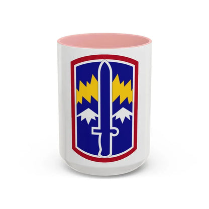 171ST INFANTRY BRIGADE (U.S. Army) Accent Coffee Mug 15oz Pink - Go Mug Yourself