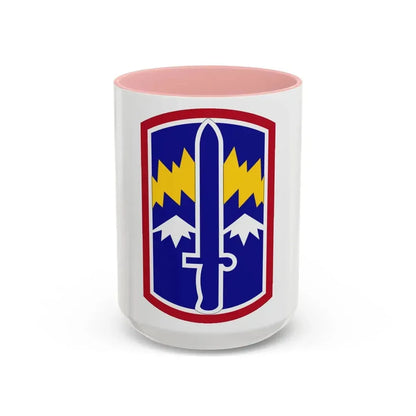 171ST INFANTRY BRIGADE (U.S. Army) Accent Coffee Mug 15oz Pink - Go Mug Yourself