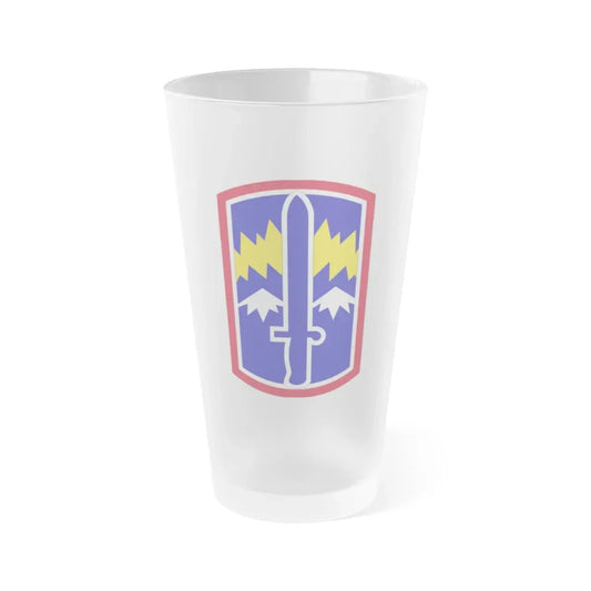 171ST INFANTRY BRIGADE (U.S. Army) Frosted Pint Glass 16oz Default Title - Go Mug Yourself
