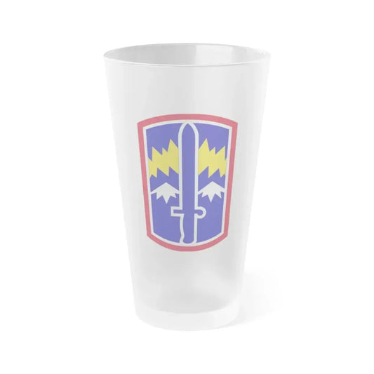 171ST INFANTRY BRIGADE (U.S. Army) Frosted Pint Glass 16oz Default Title - Go Mug Yourself