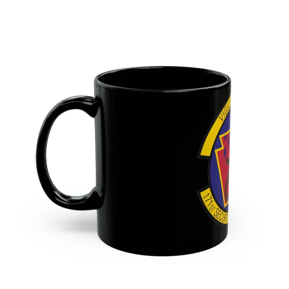 171st Security Forces Squadron (U.S. Air Force) Black Coffee Mug-Go Mug Yourself