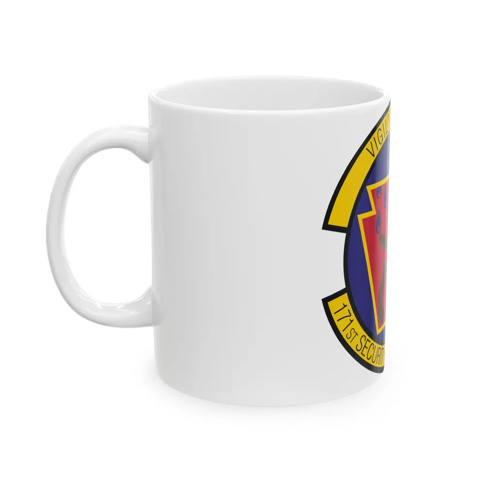 171st Security Forces Squadron (U.S. Air Force) White Coffee Mug-Go Mug Yourself