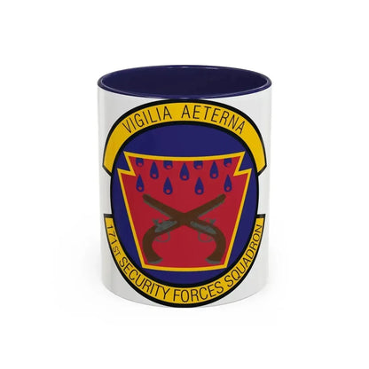 171st Security Forces Squadron (U.S. Air Force) Accent Coffee Mug 11oz Navy - Go Mug Yourself