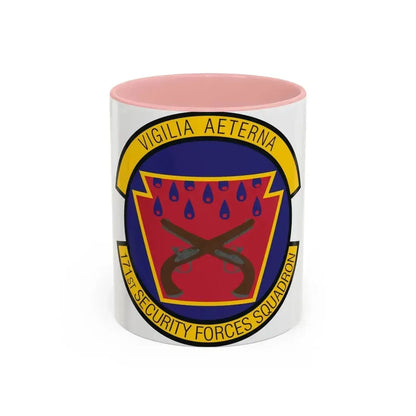 171st Security Forces Squadron (U.S. Air Force) Accent Coffee Mug 11oz Pink - Go Mug Yourself