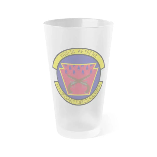 171st Security Forces Squadron (U.S. Air Force) Frosted Pint Glass 16oz 16oz Frosted - Go Mug Yourself