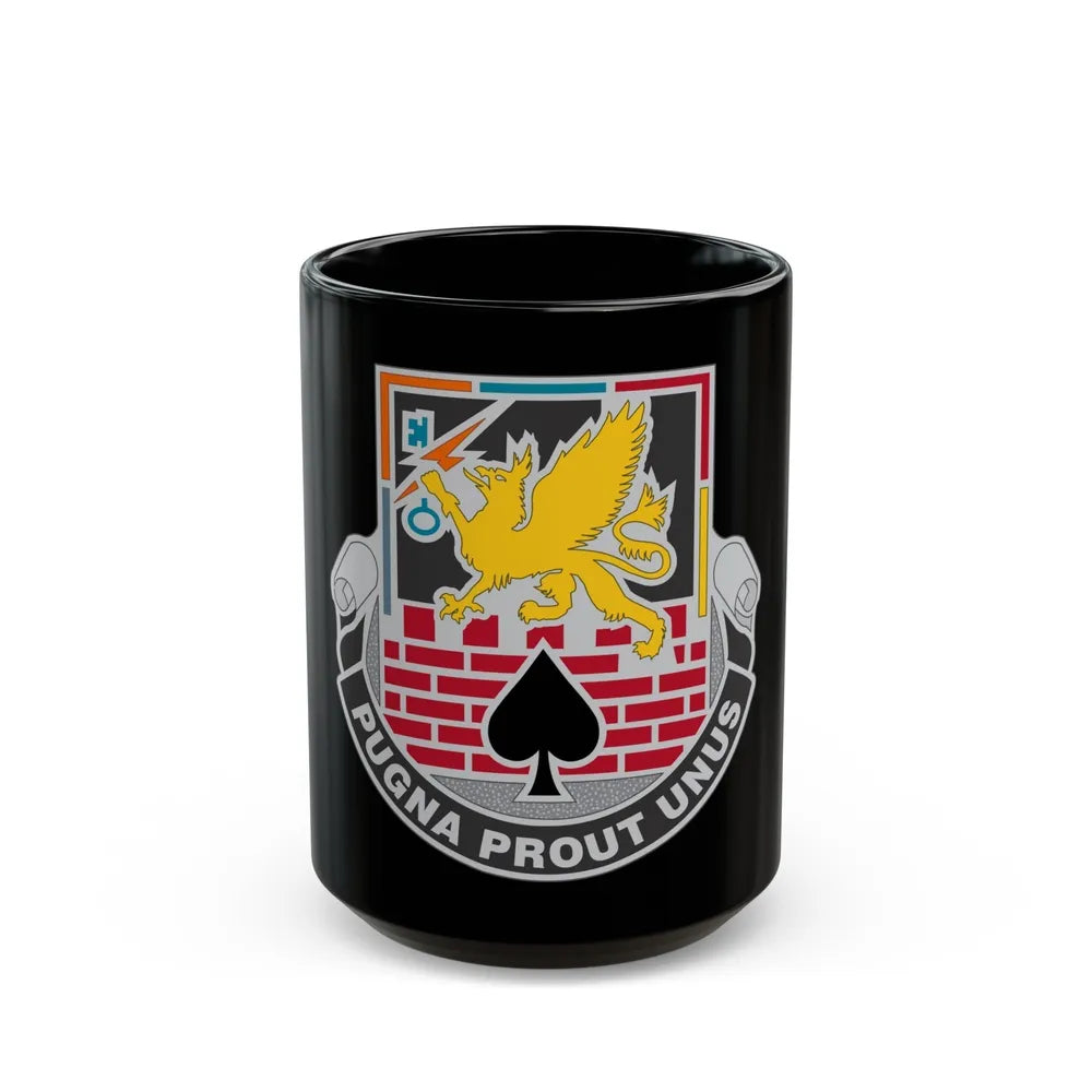 172 Engineer Battalion (U.S. Army) Black Coffee Mug-15oz-Go Mug Yourself