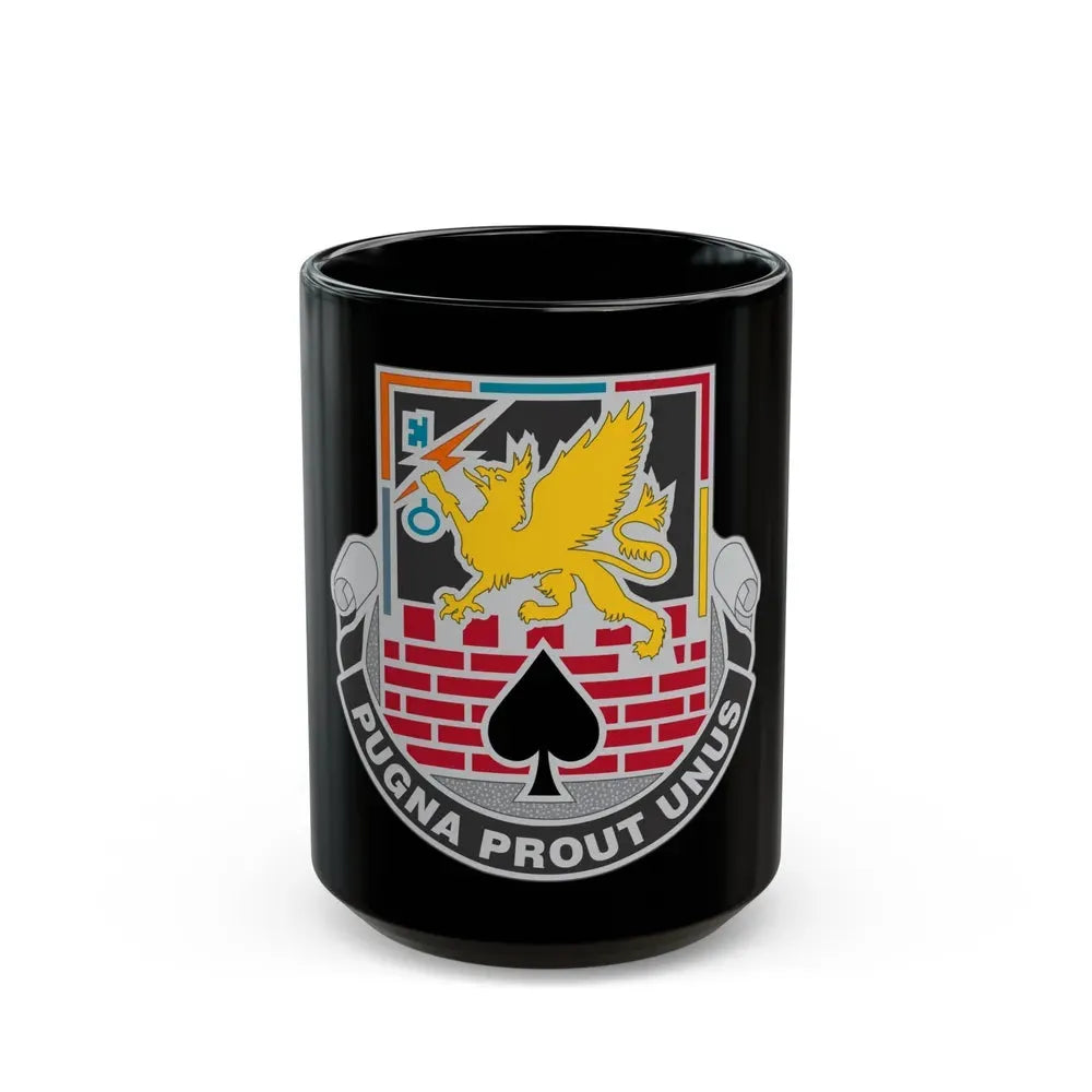 172 Engineer Battalion (U.S. Army) Black Coffee Mug 15oz - Go Mug Yourself