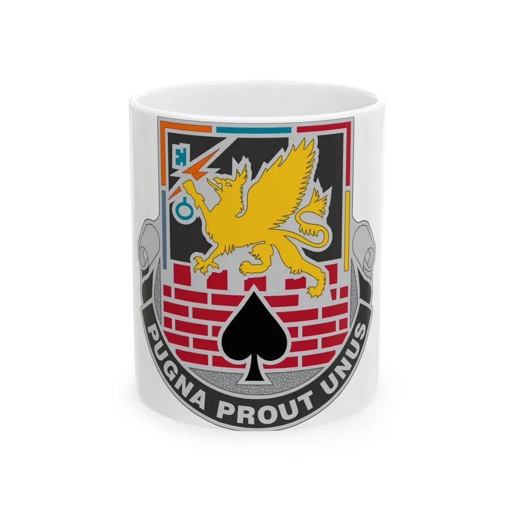 172 Engineer Battalion (U.S. Army) White Coffee Mug 11oz - Go Mug Yourself