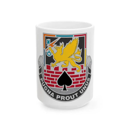172 Engineer Battalion (U.S. Army) White Coffee Mug 15oz - Go Mug Yourself