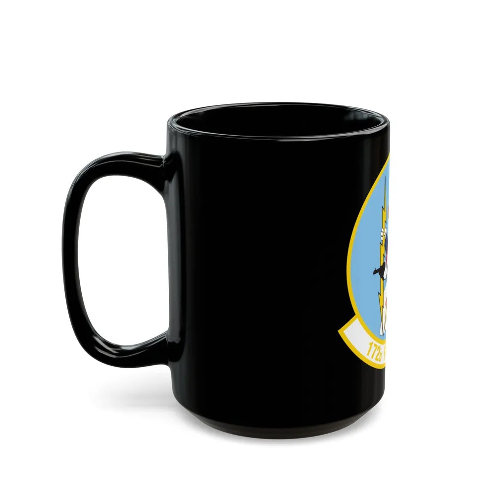 172 Fighter Squadron (U.S. Air Force) Black Coffee Mug-Go Mug Yourself