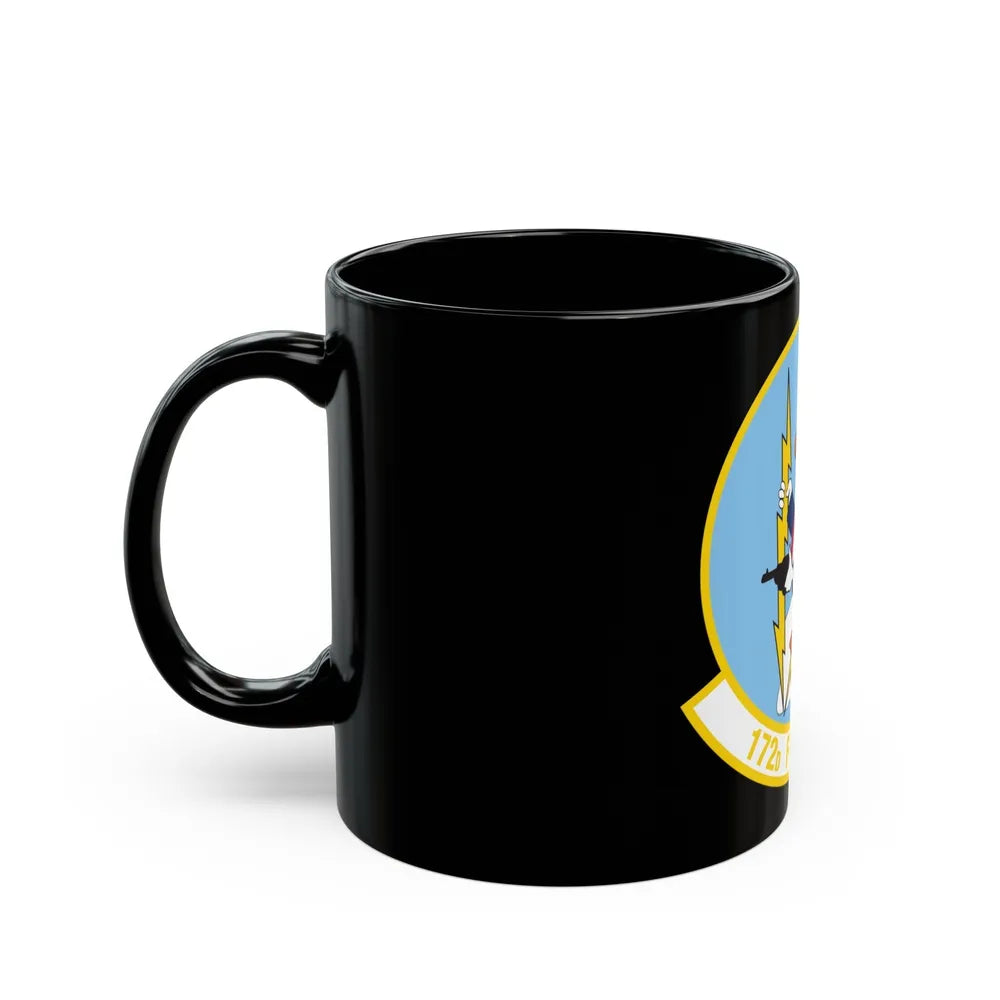 172 Fighter Squadron (U.S. Air Force) Black Coffee Mug-Go Mug Yourself