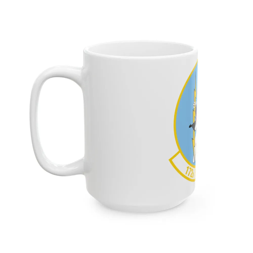 172 Fighter Squadron (U.S. Air Force) White Coffee Mug-Go Mug Yourself