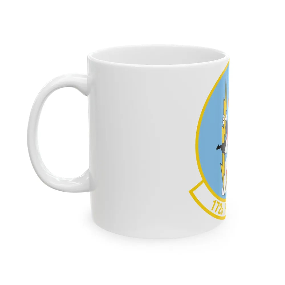 172 Fighter Squadron (U.S. Air Force) White Coffee Mug-Go Mug Yourself