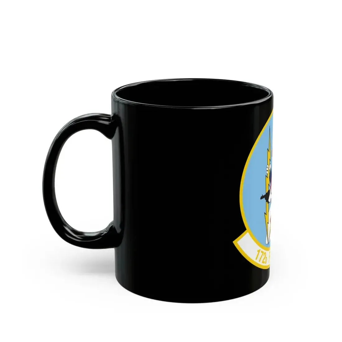 172 Fighter Squadron (U.S. Air Force) Black Coffee Mug - Go Mug Yourself