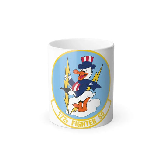 172 Fighter Squadron (U.S. Air Force) Color Changing Mug 11oz - Go Mug Yourself