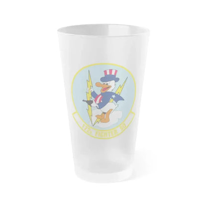 172 Fighter Squadron (U.S. Air Force) Frosted Pint Glass 16oz 16oz Frosted - Go Mug Yourself