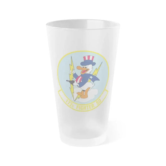 172 Fighter Squadron (U.S. Air Force) Frosted Pint Glass 16oz 16oz Frosted - Go Mug Yourself