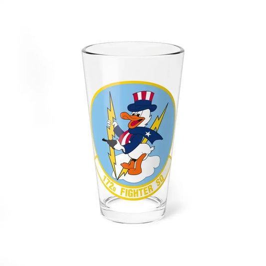 172 Fighter Squadron (U.S. Air Force) Pint Glass 16oz 16oz - Go Mug Yourself