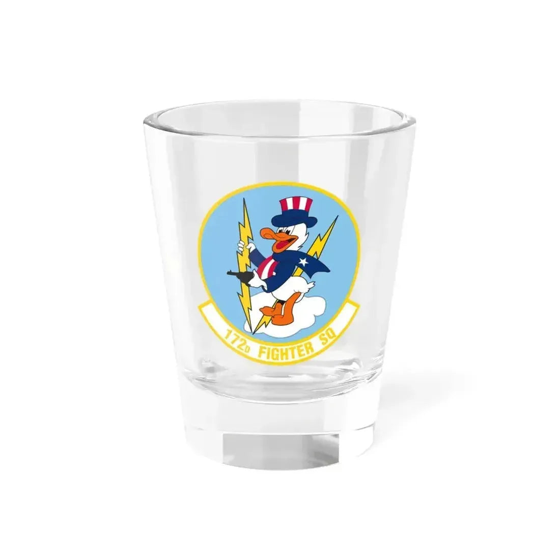 172 Fighter Squadron (U.S. Air Force) Shot Glass 1.5oz 1.5oz - Go Mug Yourself