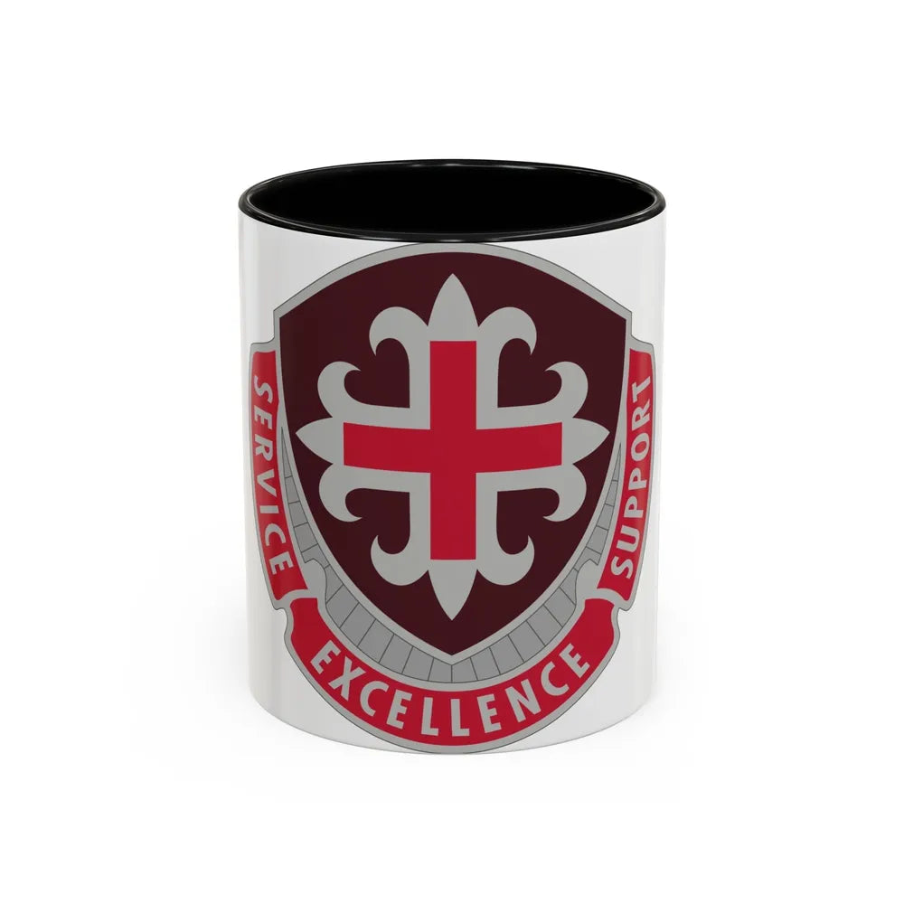 172 Medical Battalion (U.S. Army) Accent Coffee Mug-11oz-Black-Go Mug Yourself