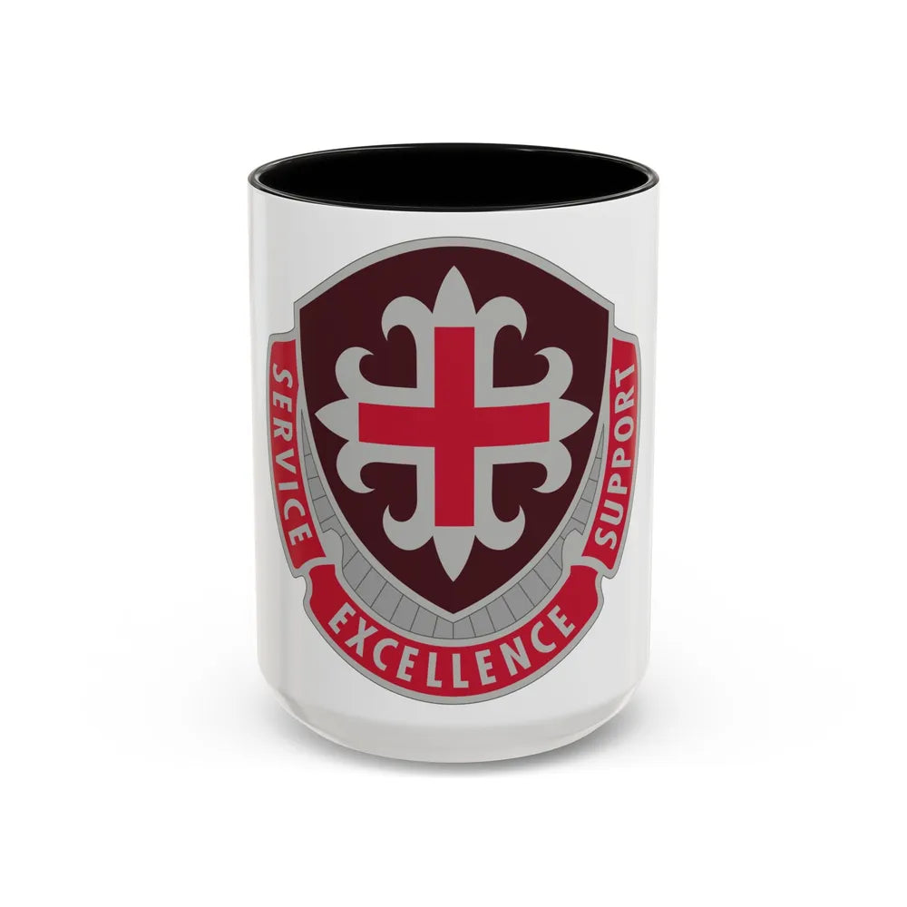 172 Medical Battalion (U.S. Army) Accent Coffee Mug-15oz-Black-Go Mug Yourself