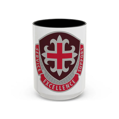 172 Medical Battalion (U.S. Army) Accent Coffee Mug-15oz-Black-Go Mug Yourself