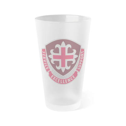 172 Medical Battalion (U.S. Army) Frosted Pint Glass 16oz-Go Mug Yourself