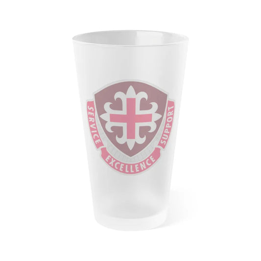 172 Medical Battalion (U.S. Army) Frosted Pint Glass 16oz-Go Mug Yourself