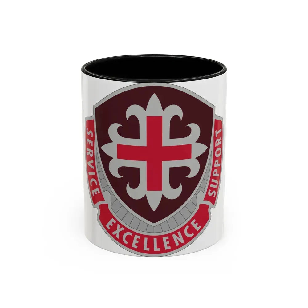 172 Medical Battalion (U.S. Army) Accent Coffee Mug 11oz Black - Go Mug Yourself