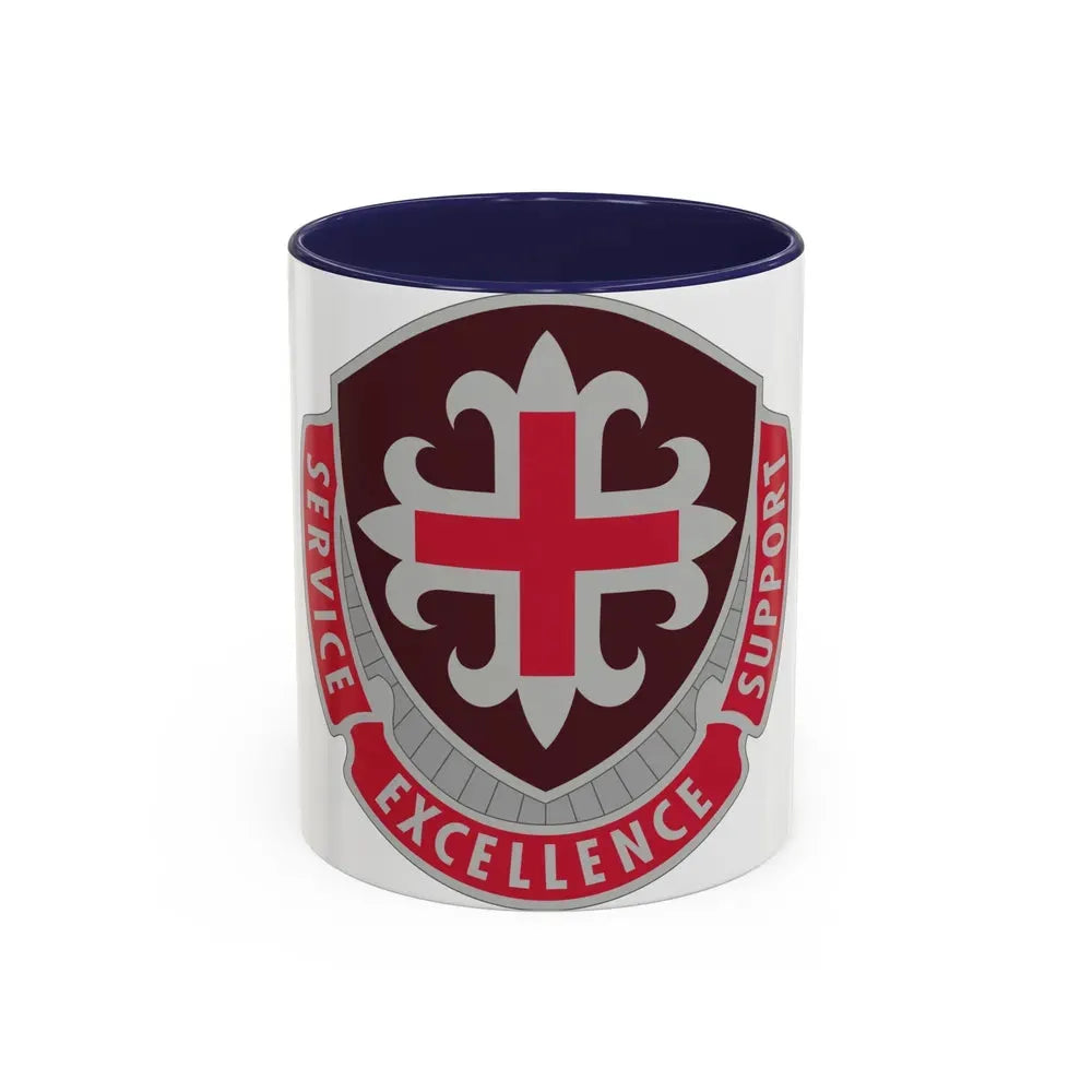 172 Medical Battalion (U.S. Army) Accent Coffee Mug 11oz Navy - Go Mug Yourself