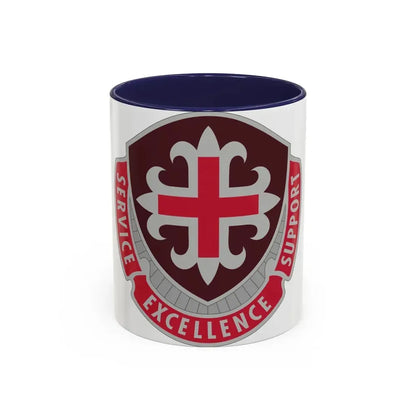 172 Medical Battalion (U.S. Army) Accent Coffee Mug 11oz Navy - Go Mug Yourself