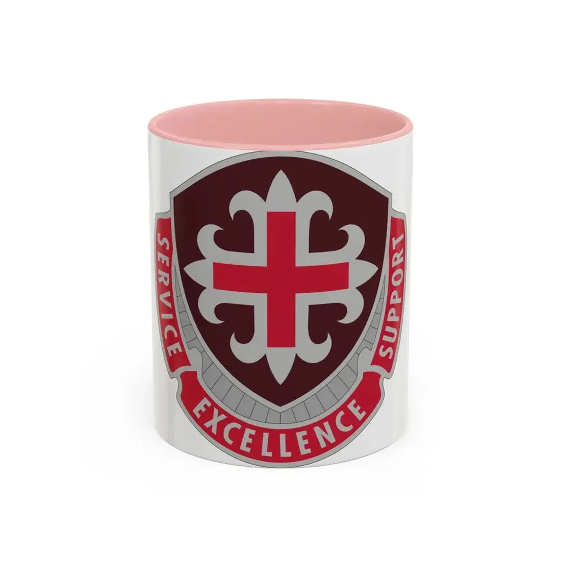 172 Medical Battalion (U.S. Army) Accent Coffee Mug 11oz Pink - Go Mug Yourself