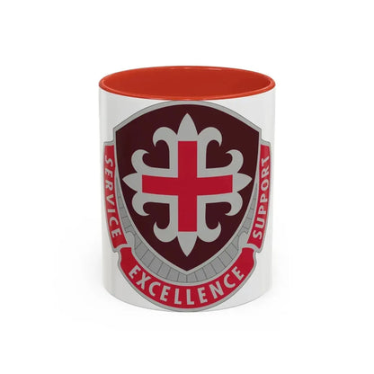 172 Medical Battalion (U.S. Army) Accent Coffee Mug 11oz Red - Go Mug Yourself