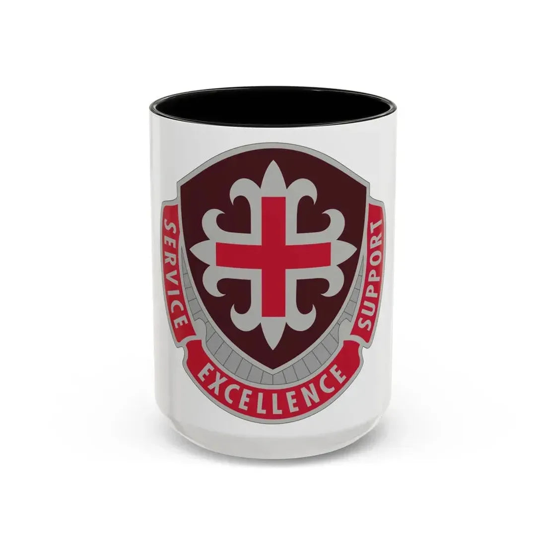 172 Medical Battalion (U.S. Army) Accent Coffee Mug 15oz Black - Go Mug Yourself