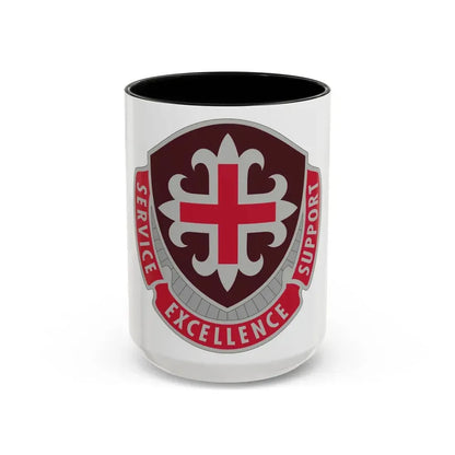172 Medical Battalion (U.S. Army) Accent Coffee Mug 15oz Black - Go Mug Yourself