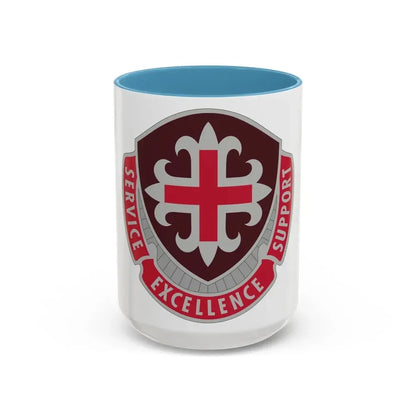 172 Medical Battalion (U.S. Army) Accent Coffee Mug 15oz Light Blue - Go Mug Yourself