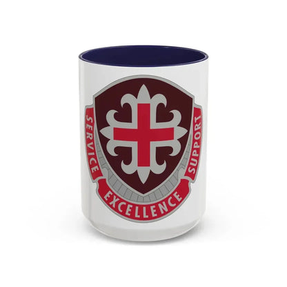 172 Medical Battalion (U.S. Army) Accent Coffee Mug 15oz Navy - Go Mug Yourself