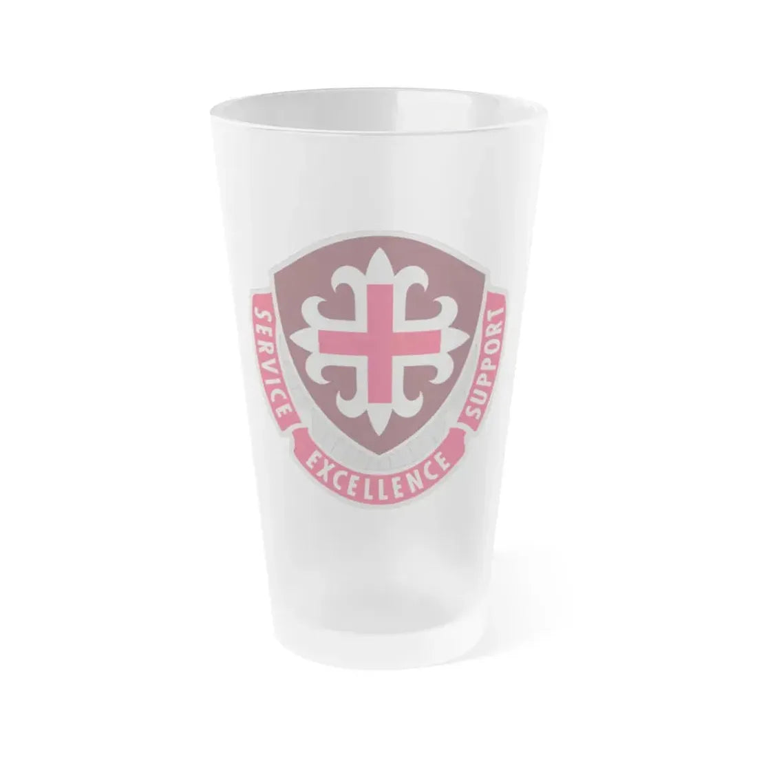 172 Medical Battalion (U.S. Army) Frosted Pint Glass 16oz Default Title - Go Mug Yourself
