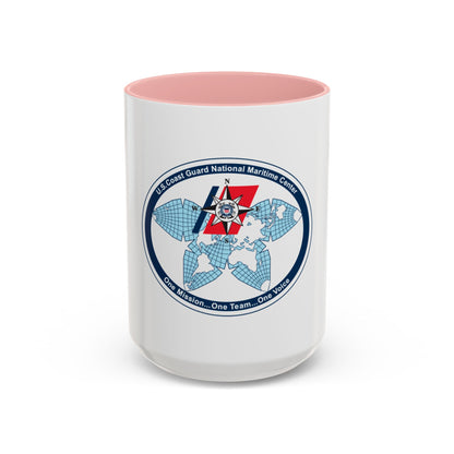 USCG National Matitime Center (U.S. Coast Guard) Accent Coffee Mug
