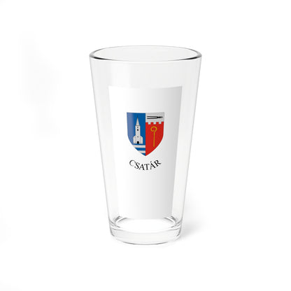 Flag of Csatar (Hungary) Pint Glass 16oz