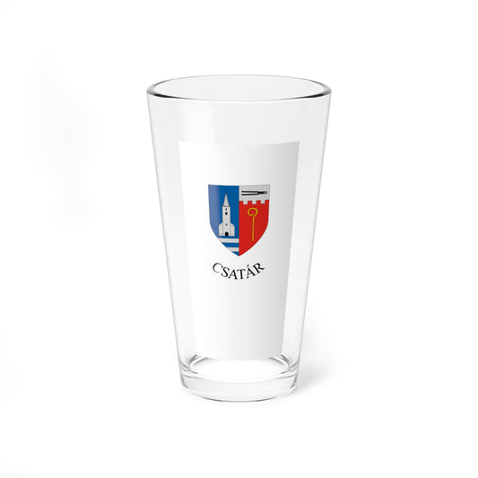 Flag of Csatar (Hungary) Pint Glass 16oz