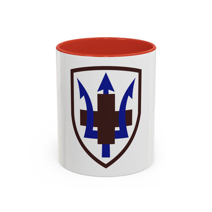 213 Medical Brigade (U.S. Army) Accent Coffee Mug