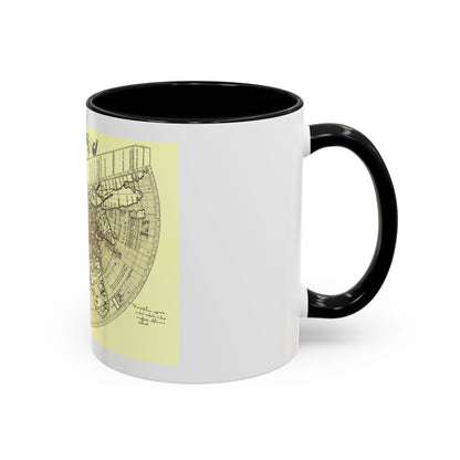 World Map - Ruysch (1508) (Map) Accent Coffee Mug